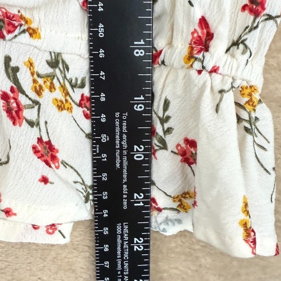 Fratini Boho Floral Top Size XL Peasant Peplum Blouse Western Cottagecore New - Picture 10 of 12